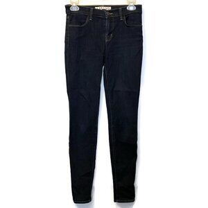 J Brand Womens Jeans Super Skinny Size 26 Starless Dark Wash Low Rise Denim